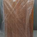 Hoolerry 5 Pcs Wire Shelf Covers Foamed PVC Wire Rack Covers for Removable Closet (Not Wood) Pantry Shelves for Cabinet Bathroom Kitchen Shelving Decoration(Dark Wood Color,25x16 Inch)