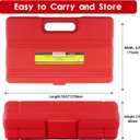 TONYNOL 1" Drive Impact Extension Bar,3 PCS(4",6",10"),Cr-Mo Steel,With a Storage Case.