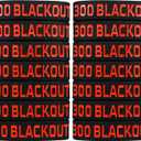 Mag-Mark 300 Blackout Magazine Marking Band (7 Pack / 14 Pack - Black/Red) Premium Single-Sided Large Font Caliber Identification Grip Bands