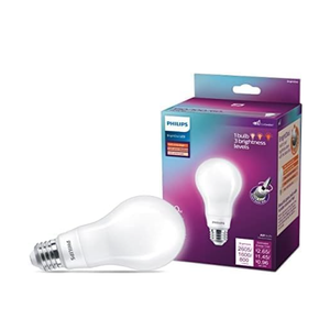 Philips LED Bright Dial Frosted A21, Non-Dimmable, Eye Comfort Technology, 2605-1600-800 Lumen, Soft White(2700), 60-100-150W, Title 20 Certified, E26 Base, 1 Pack (576348)