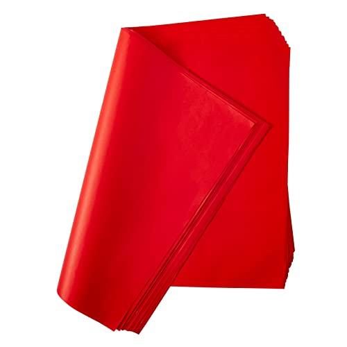 Juvale Red Tissue Paper for Gift Wrapping Bags, Bulk Set for Birthday Party, Christmas, Holidays, Art Crafts, 15 x 20 Inches - 160 Sheets