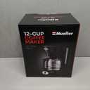 Mr. Coffee Programmable Coffee Maker 5 Cups with Auto Pause Glass Carafe Compact Design Black