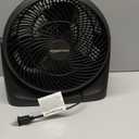 Amazon Basics Air Circulator Fan, Desk Fan for Bedroom, Home and Office, With 90-Degree Tilt Head, 3 Speed Settings, Lightweight (4.2 LBS), 70 Watts, Black, 14.8"Wx7.6"Dx14.1"H