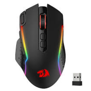Redragon M810 Pro Wireless Gaming Mouse, 10000 DPI Wired/Wireless Gamer Mouse w/Rapid Fire Key, 8 Macro Buttons, 45Hour Reliable Power Capacity and RGB Backlit for PC/Mac/Laptop