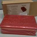 Red Glitter Metal Tin Valentine's Day Gift Box for Cookies, Candy, Crafts & Storage Ideal for Gifting, Home Decor & Party Favors