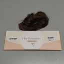 14" Short Ponytail Hair Extension Wrap Around Pony Tail Clip in Curly Wavy Synthetic Fake Hairpiece for Women Medium Brown