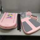 JANUA Pilates Board - Pilates Reformer Set, Multi-Purpose Foldable Pilates Reformer Board for Home, 5 in 1 Pilates Sliding Board (Pink)