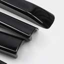 HIGH FLYING Black Roof Rails Rack Leg Cover End Cap Protection Cover Shell for Toyota 4Runner N280 2010-2024