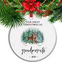 First Christmas As Grandparents - 2025 New Grandparent Ornaments, Newborn Keepsake Gifts (C23)