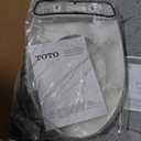 TOTO SoftClose Slow Close Elongated Toilet Seat and Lid, Cotton White - SS124#01