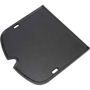 Cast Iron Griddle for Weber Traveler Portable Gas Grill, Grill Griddle Replacement Part for Weber Traveler Grill 9010001 Black