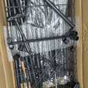 Kryonix Expandable Heavy Duty Clothes Rack, 70-88.2" Wide Freestanding Garment Rack with Shelves, 6-Tier Metal Closet Organizer, Hanging Rods for Bedroom, Load 900 lbs - Black 4 Hanger Rods