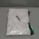 100 Clear Bags With Handles 12"x15" Great For Merchandise Retail and Shopping 2 Mil Thick Plastic Gift Bags With Handles