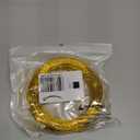 Tenn Well 12 Gauge Aluminum Wire, 100 Feet 2mm Bendable Metal Craft Wire for Sculpting, Armature, Jewelry Making, Floral Making, Doll Making, Modelling, Crafting, Bonsai Training (Gold)