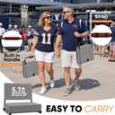 Sekey Stadium Seats with Back Support - 18.4" Wide, 18.4 x 13.4 x 16.85 inches