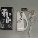 Handheld Sewing Machine,Two dear,Mini sewing machine,Easy to Use and Fast Stitch Suitable for Clothes,Fabrics, DIY Home Travel Electric Handheld Sewing Machine for Beginner (Pink)