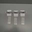 Command Broom Grippers, 3 Hangers and 6 Strips, Damage-Free Mop and Broom Holder Wall Mount, Household Cleaning Tool Organizer for Kitchen, Laundry Room, Closet, Holds up to 4 lb (Large)