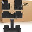 3W Floor Mats with Metal Pedals for 2026 Hyundai Palisade 7&8 Seats(Only Fit Gas), All Weather TPE Interior Protector Floor Liner, Custom Fit 1st, 2nd & 3rd Row Full Set Car Liner Accessories, Black