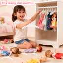 60 Pcs Doll Clothes Hangers for 18-Inch Dolls - Non-Slip, Space-Saving Wardrobe Accessories for Doll Gowns & Outfits (White)