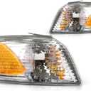 For Toyota Camry 2000 2001 Signal Light Assembly Pair Driver and Passenger Side DOT Certified TO2530136 TO2531136