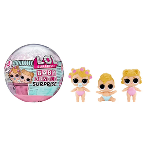 LOL Surprise Baby Bundle Surprise with Collectible Dolls, Baby Theme, Twins, Triplets, Pets, Water Reveal, 2 or 3 Dolls Included, Girls Gift Ages 3+