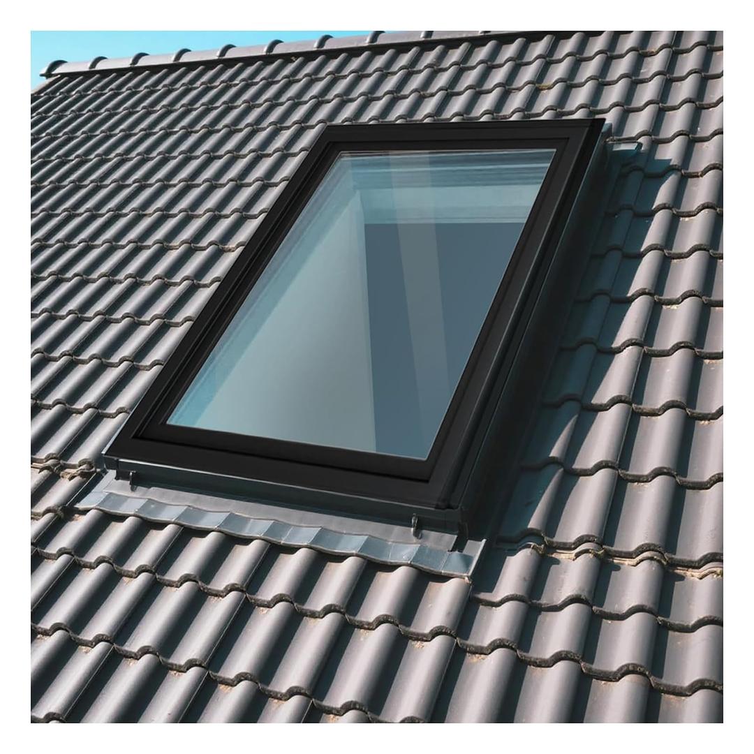 Skylight Window for House Roof, Tempered Glass Roof Hatch, Sloped Flat Roof Window for Attic and Sun Room (23.6" x 35.4")