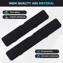 3 x Roof Rails Rack End Cover Compatible with Toyota RAV4 2019-2024 ABS Roof Rack Cover Cap Shell Replacement 4Pcs Glossy Black Exterior Accessories