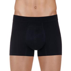 PROTECHDRY - Washable & Reusable Urinary Incontinence Cotton Boxer Brief Underwear for Men (Black, Medium) (Medium (Pack of 1))