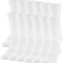 Gildan Men's Performance Crew Socks, 12 Pairs