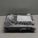 Kitsure Dish Drying Rack - Multi-Functional Dish Rack for Kitchen Counter with Cutlery Holder, Rust-Proof Storage Solution with Rotatable, 15.7" x 12.0" x 5.5", Black