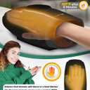 Lunix LX3 FSA Carpal Tunnel & Wrist Pain Relief Device, Heated Air Compression Hand Massager Machine for Arthritis & Finger Numbness, Cordless, Charcoal Black