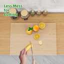 SWSKR Acrylic Cutting Board with Counter Lip,23''x17"Large Clear Cutting Board for Kitchen Countertop,Non-Slip,60% Thicker,Perfect for Bread,Meat,Veggies & More,Great Kitchen Essential Gadgets & Decor