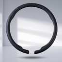 Steering Wheel Cover Thin Car Steering Wheel Accessories Universal Snap On Protector, Black