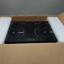 VBGK 2 Burner Electric Cooktop,110V 2400W Electric Stove Top with Touch Control,9 Heating Level,Timer & Kid Safety 2 burner cooktop.