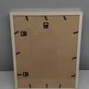 FinalFind 16x20 Picture Frame with Mat for 11x14 Set of 3, Natural Wood Grain 16x20 Frames for Horizontal & Vertical Wall Mounting (3 Pack,Natural)