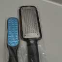 Fu Store 2 Pack Foot Files Callus Remover Stainless Steel Foot Rasp and Dual Sided Feet File Professional Scrubber Pedicure Tools Premium for Feet Care Remove Hard Skin (Black)