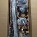 Roomratv Ceiling Fans with Lights, 52 Inch Ceiling Fan with Light and Remote, Black Ceiling Fan, DC Motor, 6 Speed, Quiet Noiseless, 3 CCT, Reversible, Plastic Blades, Indoor for Living Room Bedroom