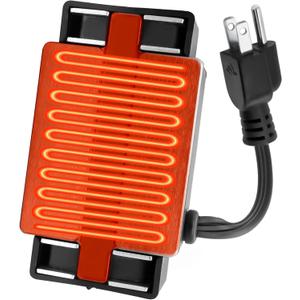 120V 300W Portable Magnetic Engine Block Heater for Transmissions Oil Pans and Small Engines-Rated at 120 Volts 300 Watt