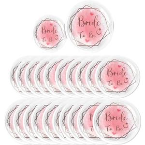 40 Pack Bridal Shower Paper Plates,Bride To Be Paper Plates, Bachelorette Party Decorations Wedding Shower Tableware Set Bride to Be Decorations for Women Engagement Party Favor
