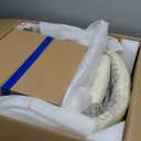 Swivel Bar Stools Set of 2, 24 Inch Counter Height Bar Stool with Backrest, Modern Faux Leather Upholstered Bar Stools for Home Bars, Kitchen Islands, Dining Rooms (White, 24 inch)