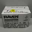 SAS Safety Raven Examination Gloves, 66518, Large, 7mil Powder-Free Disposable Nitrile Examination Gloves, 10 Boxes of 100 (1000 Gloves)