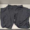 Men's Elastic Waist Hiking Pants Water Resistant Quick-Dry Lightweight Outdoor Sweatpants with Zipper Pockets (Black, M)