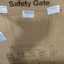 Clear Baby Safety Gate for Stairs,29.52-37.79" Wide, 30" Tall Pressure Mounted Acrylic Pet Gate, Easy Walk Through Auto Close Child Gate for Doorways and House,29.52-37.79"