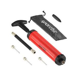 SPORTBIT Ball Pump with 3 Needles, Nozzle, Extension Hose, Pouch