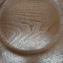 Mifoci 100 Pcs Faux Wooden Charger Plates 13 Inch Round Rustic Plastic Plates Antique Design Bulk Decorative Chargers for Dinner Tray for Wedding Dinner Table Farmhouse Party Event (Brown), about 13 x 13 inches
