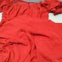 Womens Summer Dresses 2026 Red Short Sleeve Square Neck Ruffle Tiered Cutout A Line Flowy Elegant Trendy Brunch Long Beach Vacation Maxi Dress M