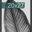 MCS Studio Gallery 20x27 Poster Frame Black Woodgrain Engineered Wood, Vertical & Horizontal Wall Hanging Large Picture Frame for Photos, Posters & Art Prints (1-Pack)