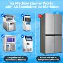 100 Pack Ice Machine Cleaner Descaler Tablets-Ice Maker Cleaner Compatible with Frigidaire, Opal, GE Profile, Kitchenaid, Nickel Safe Scale Remover for Countertop, Nugget Ice Makers