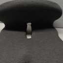 Back and Seat Cushion,Ergonomic Memory Foam L-Shaped Integrated Seat Cushions with Adjustable Strap,Ultra Breathable Non-Slip Design for Office Chair,Car,Wheelchair (Black)