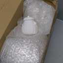 Zubebe 18 Pcs Halloween Painting Ceramics DIY Ghost Kit 3D Ceramic Figures to Paint Ready to Paint Mini Ghost Bulk White Spooky Statue Sculpture Ornaments DIY Art Crafts Home Table Party Favor